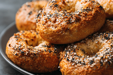 Air Fryer Yogurt Bagels