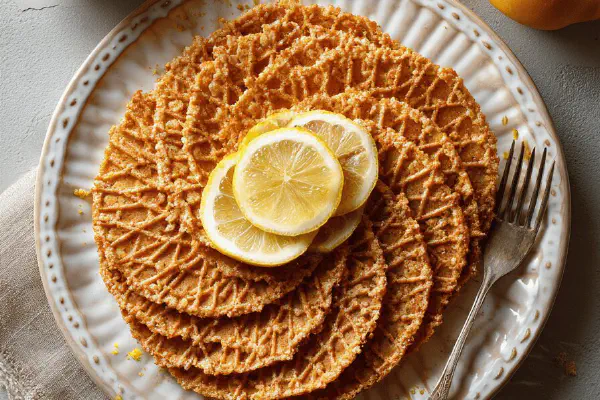 Almond Citrus Pizzelles