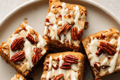 Almond White Blondies