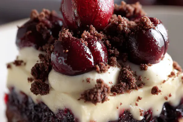 Amaretto Cherry Hazelnut Brownies