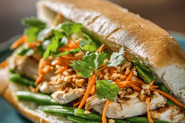 Grilled Chicken Sandwiches Smashed Scallion Sauce