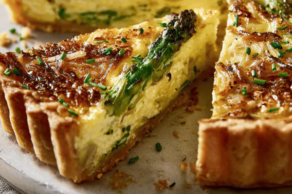 Asparagus Gruyère Quiche
