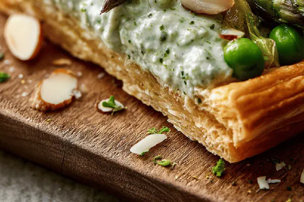 Asparagus Pea Puff Tart