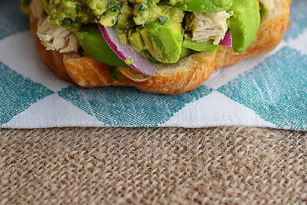 Avocado Pesto Chicken Salad