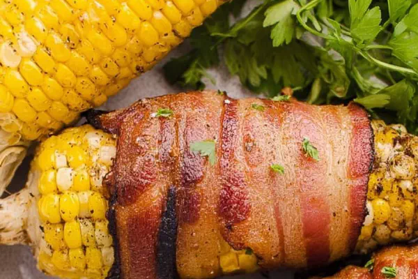 Bacon Wrapped Jalapeño Corn