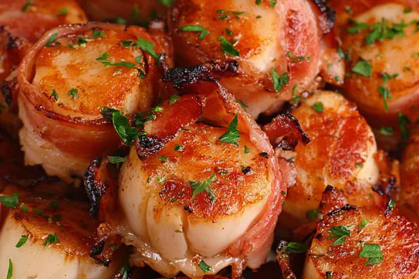 Bacon Wrapped Scallops