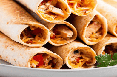 Baked Chicken Taquitos Twist