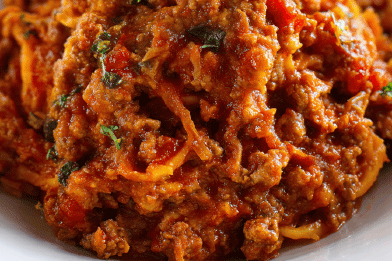 Baked Spaghetti Sauce Twist