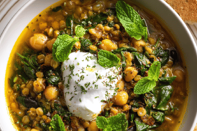 Barley and Legume Soup