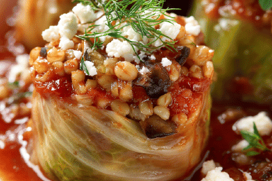 Barley Cabbage Rolls Twist