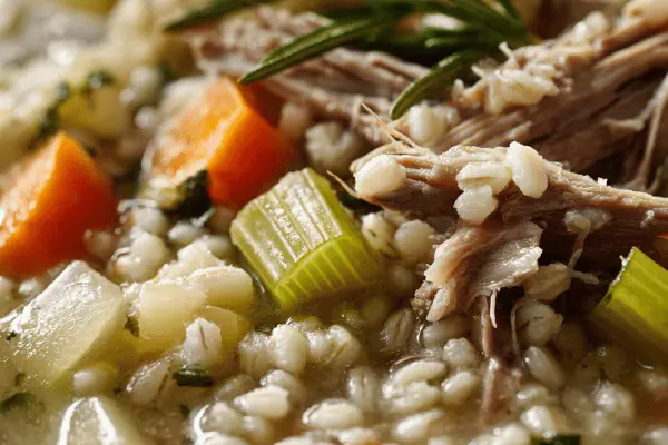 Barley Duck Confit Soup