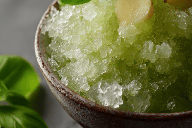 Basil Rum Slush
