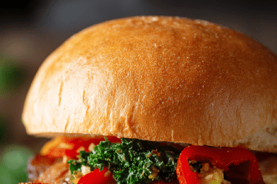 Beef Burger with Chipotle Cheese