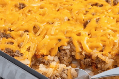 Beef Hash Brown Bake