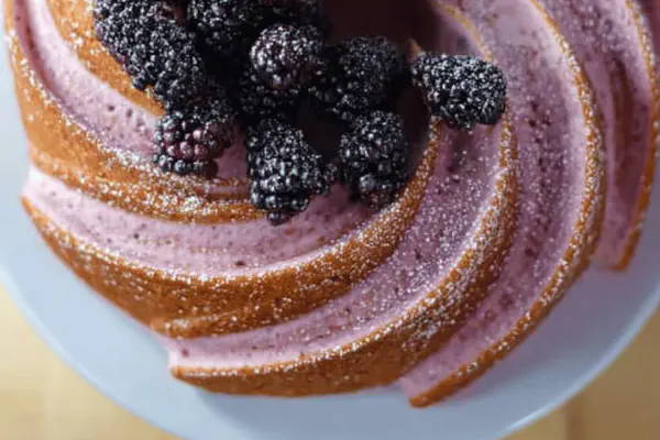 Blackberry Ginger Bundt