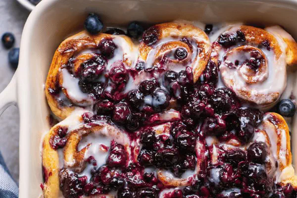 Blueberry Cinnamon Rolls