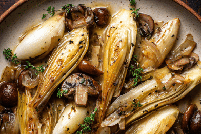 Braised Maple Endives