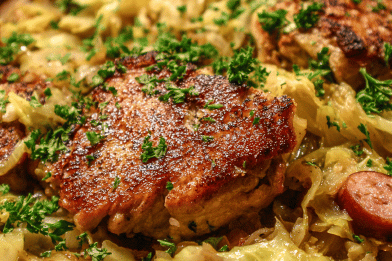 Braised Pork Beer Cabbage