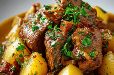 Braised Veal Marsala