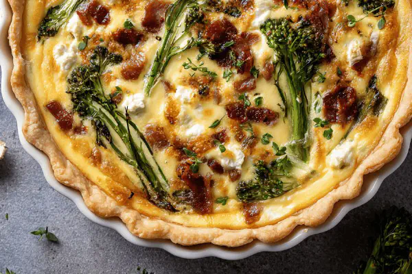 Broccoli Bacon Quiche Remix
