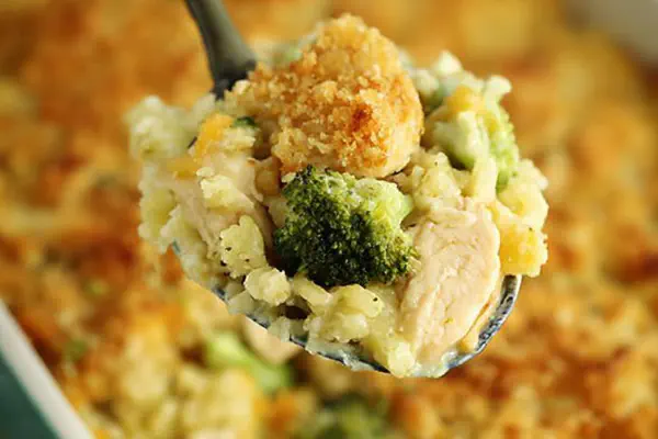 Broccoli Cheddar Chicken Casserole