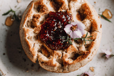 Buttermilk Rye Crumpets