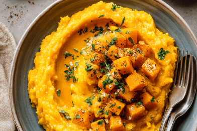 Butternut Squash Purée Twist