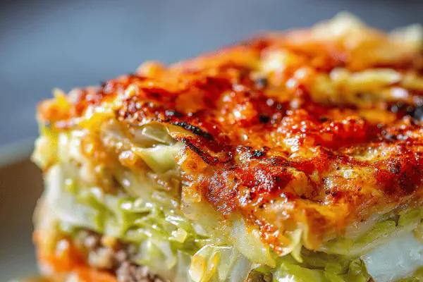 Cabbage and Beef Layers