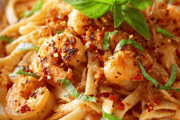 Spicy Garlic Shrimp Twist