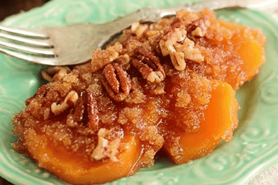 Candied Sweet Potatoes Pecan Twist