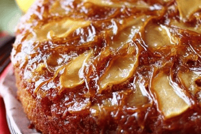Caramel Apple Upside Cake