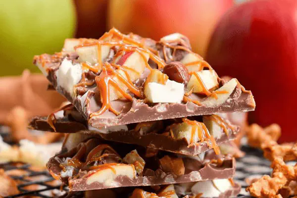 Caramel Apple Pretzel Bark