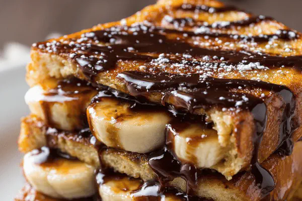 Caramel Banana French Toast