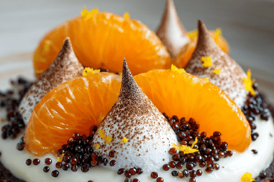 Caramel White Chocolate Tangerine Tart