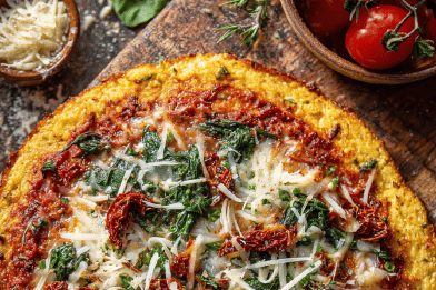 Cauliflower Crust Pizza Remix