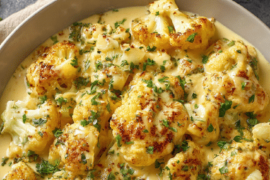 Cauliflower Mornay Sauce