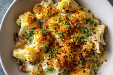 Cauliflower Spelt Gratin