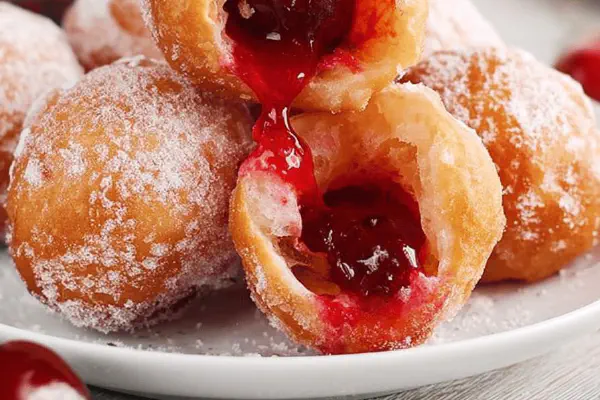 Cherry Pie Dough Bombs