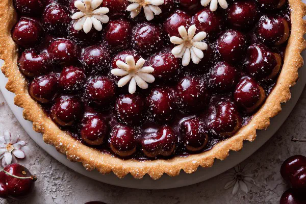 Cherry Pie with Yogurt Crust