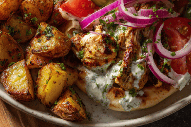 Chicken Naan Sandwiches