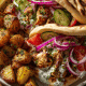 Egg & Eggplant Pita