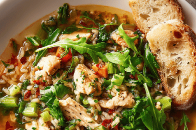 Chicken Rice Soup-Meal