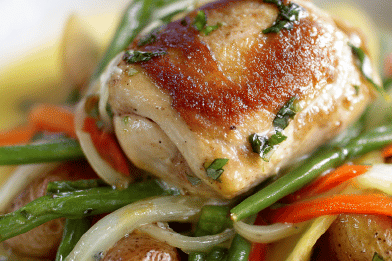 Chicken Roulades Autumn Veg
