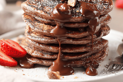 Chocolate Hazelnut Pancakes