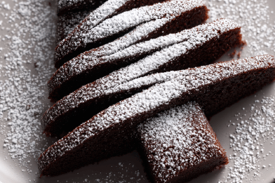 Chocolate Pine Tree Cake