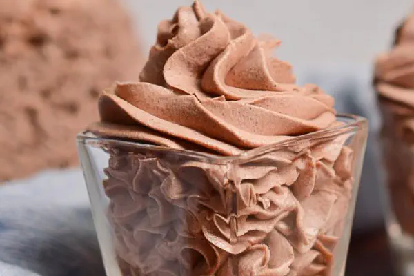 Chocolate Rum Whipped Cream