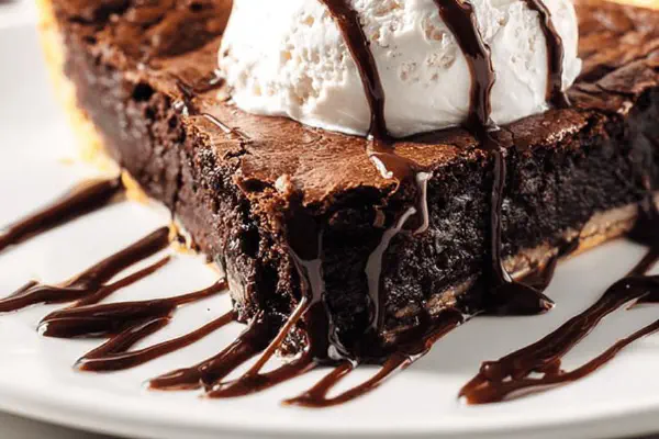 Chunky Fudge Brownie Pie