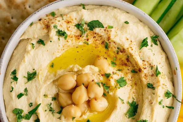 Chunky Herb Hummus