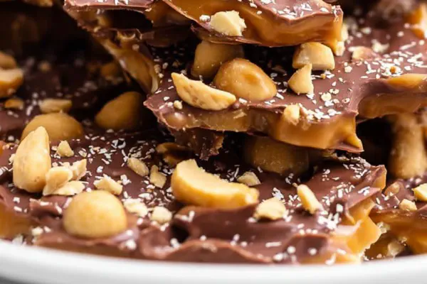 Chunky Peanut Toffee Bark