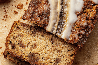 Cinnamon Banana Bread Twist